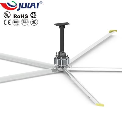 China Warehouse JULAI RTS 6.1m/20ftHigh Volume HVLS Low Speed ​​Industrial Fan With Aerometal Big Blades BLDC Ceiling Fan For Industrial Factory for sale