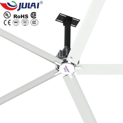 China Warehouse JULAI RTS 7.3 24FT Durable And High Quality Industrial Warehouse Bldc Hvls Energy Saving Ceiling Fan for sale