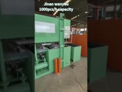 3 Molds 100kw Paper Tray Forming Machine For Industrial Package Tray