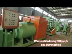PLC Control Paper Egg Tray Making Machine 30-45kw Power Egg Tray Forming Equipment