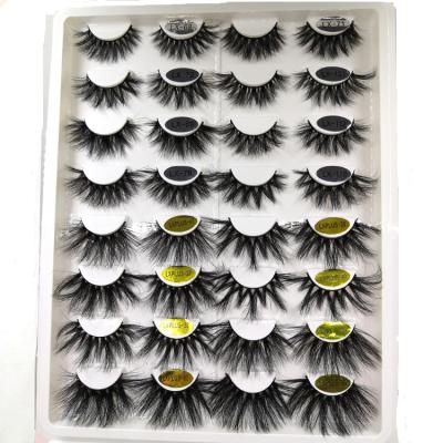 China Free Sample Mink Lashes Private Label 3mink Long Natural Eyelash Volume 25mm Lashes With Lashbox Holographic Pink Box Money Box for sale