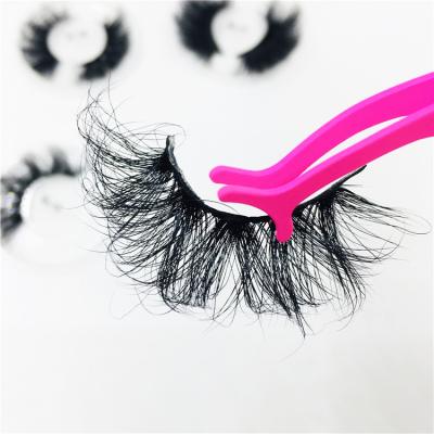 China Custom Brand 25mm Mink Eyelashes Vendor Wholesale Set 3d Mink False Eye Lashes Own Thick New Design Eyelash Packaging for sale