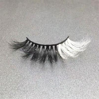 China Wholesale Thick Lash Strips Faux Mink Eyelashes Colored Eyelashes Customized Boxes For 3D Faux Mink Colored Eyelashes for sale