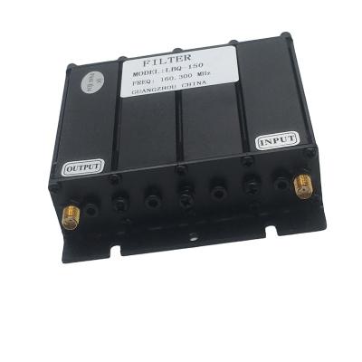 China VHF 136-174MHz 4 Cavity Design Filter with LBQ-150 SMA-Female Connectors for sale