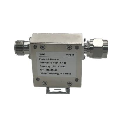 China Single VHF Isolator With N/OEM Circulator Female Connectors RF Isolator for sale