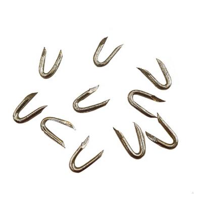 China Daily Home Supply Factory Supply Sharp Point Barbed Staple U Type Nails for sale