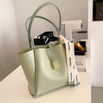 China New PORTABLE Chinese Fashion Women's Handbag PU One-Shoulder and Tote Bag Western Style Women's Handbag 2022 Fashion Armpit Tote Bag for sale