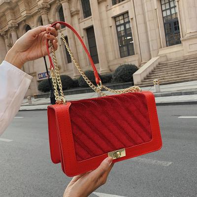 China Fashion hot sale fashion luxury handbags pinch famous design velvet shoulder bag handbags for women 2022 luxury for sale