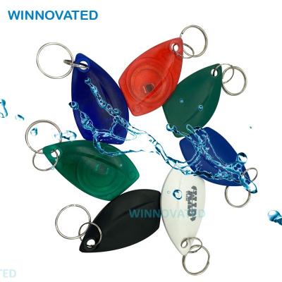 China Waterproof / Waterproof Access Control 125khz 13.56mhz NFC RFID Custom Programmable Key Chain Tag for sale