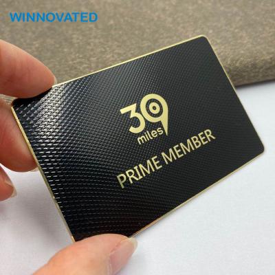 China China 0.6mm Membership Calling Business Cards Printed Metal Business Cards With Logo Design for sale