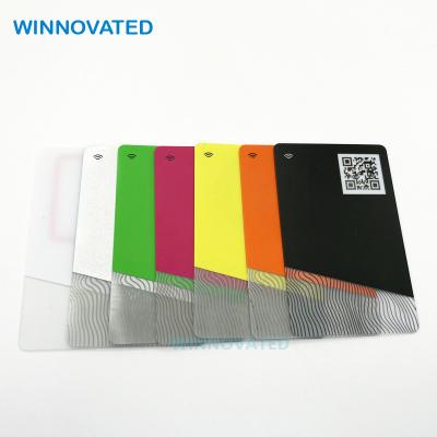 China Waterproof/Waterproof Megabyte Smart RFID 13.56mhz Customize Card Barcode QR Code NFC NFC for sale