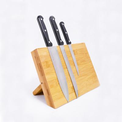 China Viable Hot Sale Bamboo Kitchen Amazon Knife Guard Holder Knife Block Magnetic Knife Holder for sale