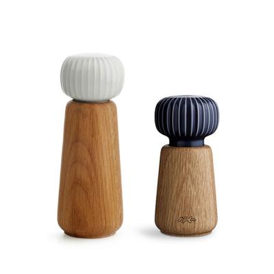 China Wholesale Stocked Handmade Premium Wooden Salt Shaker /Pepper Grinder&Wooden Spice Salt Shaker Handmade Manual Wooden Pepper Mill for sale