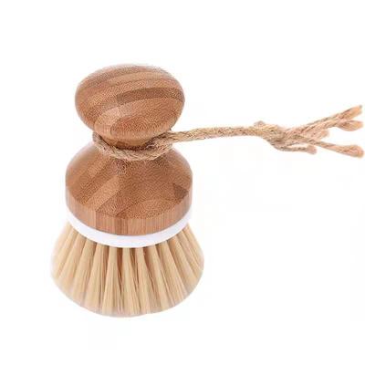 China Sustainable Eco Friendly Wooden Dish Washing Brush Handle Fruit Bamboo Vegetable Cleaning Brush For Kitchen for sale