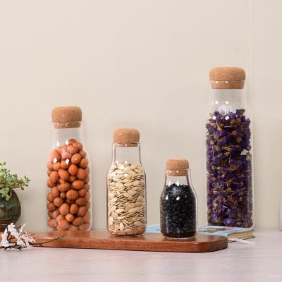 China Amazon Food Grade Acacia Wood Seal Lid Food Viable Hot Selling Glass Jar Food Jar With Lid, Storage Glass Jars for sale