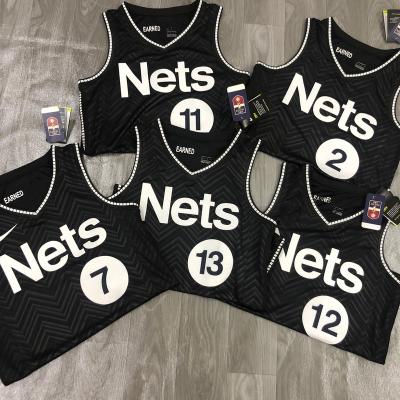 China Breathable Brooklyn Nets Basketball Tank Tops Shirts And Tops Adults 21/22 Brooklyn Nets Tank Top for sale