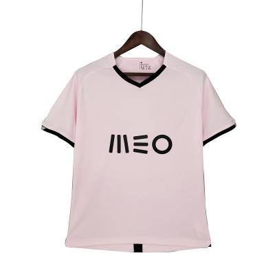 China New S-2XL 2021 Sports Football T-shirt Pink Football Left Short Sleeve Tank Top Quick Dry o Away for sale