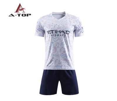 China Wholesale Breathable Wholesale City National Team 20-21 National Team Football Jersey Kids Volleyball Uniform Set for sale