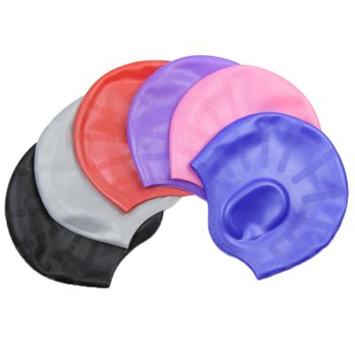 China Convenient Long Hair Swimming Cap For Adult for sale