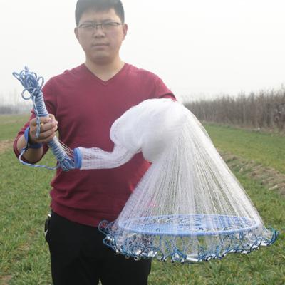 China Thick And Durable American Style 3-7FT Cord Throwing Casting Casting Net Casting Fishing Net Fribee Casting Net à venda