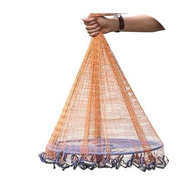 China American Style Drawstring Fishing Net Hand Throw Net Frisbee Throwing Tire Cast Line à venda