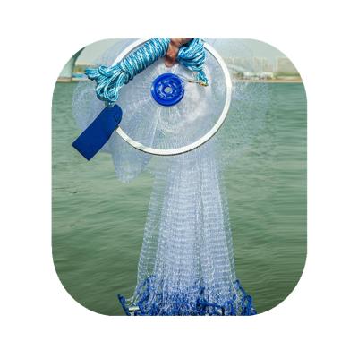 中国 American Style Monofilament Cord Casting Casting Net 3FT -12FT 1/4