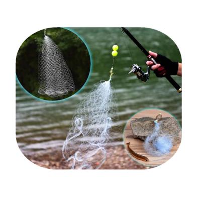 China Latest Nylon Yarn Invention Explosion Hooks New Water Overlord Package Environmental Fishook Fishing Hookless Monster Tool Mata Bom Net for sale