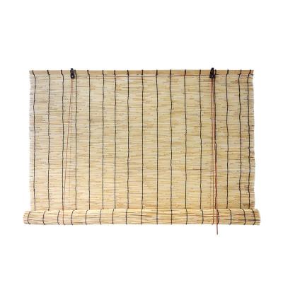 中国 2021 New Design Asian Bamboo Artificial Bamboo Reed Tubular Curtain Easy Operation Fence 販売のため