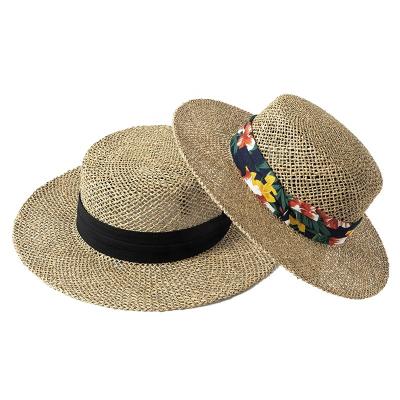 China 2022 Hot Selling High Quality Wheat Sun Hat Factory Striped Mexican Sombrero Sun Hats Straw Hats For Women And Men for sale