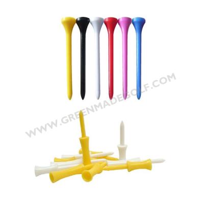 China 54MM New Design Plastic Golf Tee Silicone Plastic Golf Tee for sale