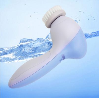 China Skin Tightening Electric Waterproof Deep Cleansing Facial Cleansing Brush Handheld Body Skin Face Wash for sale