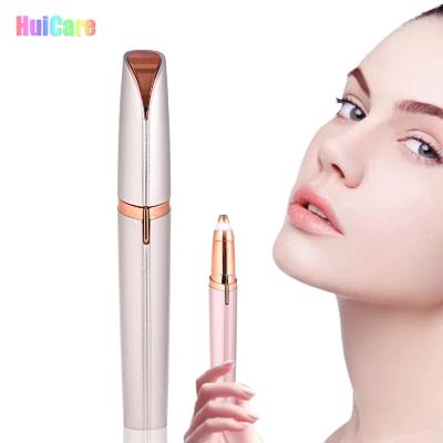 China Portable Pen Eye Brow Epilator LED Mini Hair Removal Electric Eyebrow Trimmer Household Eyebrow Trimmer for sale