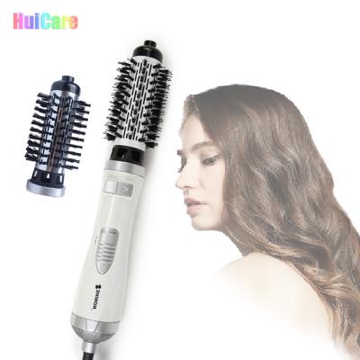 China Shinon Ionic Premium Hairstyle And Change Design Ceramic Rotating Airbrush Heat Protection Hair Brush Dryer Hot for sale