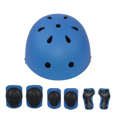 China Kids 7 in 1 Roller Skate Pad Set Included Knee Pad Elbow Pad Wrist Pad and Helmet for sale