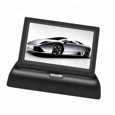 China RGB Color TFT LCD Folding Car Parking Assistance DC 12V Standalone Car Monitor for sale