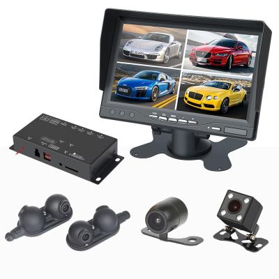 China Waterproof Camera DVR, 6 Channel Car Recorder Video Camera Control Box Radio Handle Control HD Screen Splitter Factory Direct Shipping for sale