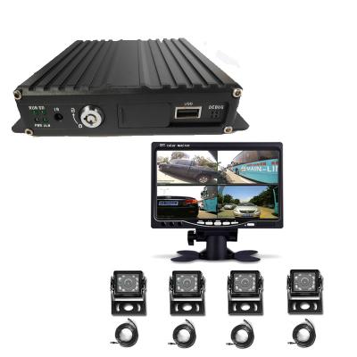 China Waterproof 4CH 720P/1080P Mobile DVR Kit Support 3G 4G WiFi GPS MDVR with Car/Bus/Truck/Vehicles Camera Recorder for sale