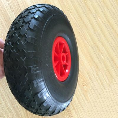 China Heavy Load Rubber Horse Rubber Carriage 3.50-4 Pneumatic Wheel for sale