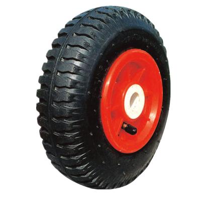 China Hotels Wholesale Cheap Small Rubber Tire Wheel Barrow Wheel 16 Inch Pneumatic 4.00-8 for sale