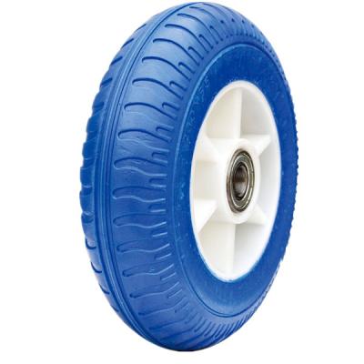 China Hotels 4.00-8 Puncture Proof PU Wheelbarrow Wheel for sale