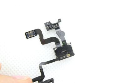 Cina Per l'interruttore on-off di potere del cavo della flessione del telefono cellulare di IPhone 4S con il nastro del cavo della flessione dell'altoparlante in vendita