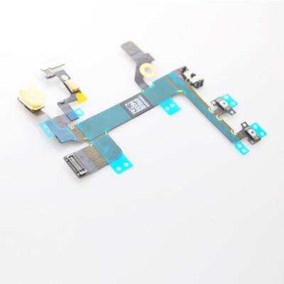 China PET IPhone 5S Accessories On Off Switch Silent Power Volume Button Flex Cable Ribbon for sale