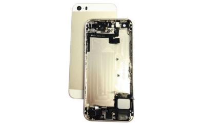 中国 中間の斜面の裏口の修理部品が付いている iphone5秒 の裏表紙ハウジング アセンブリ 販売のため