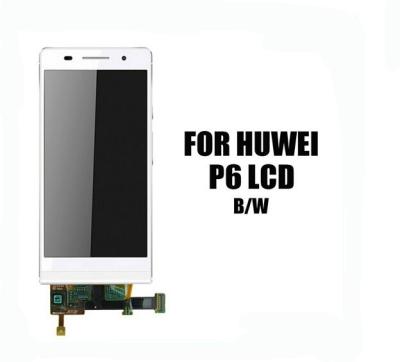 China Front  Glass 4.7 Inch Cell Phone LCD Screen Huawei Ascend P6 Replacement for sale