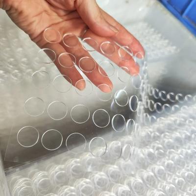 China Heat-Resistant AH Professional Custom Die Cut Circle Double Sided Acrylic Transparent Square Self Adhesive Silicone Gel Nano Tape Dots for sale