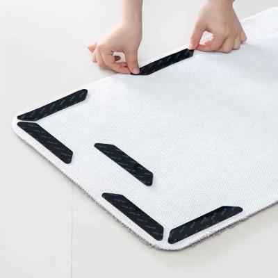 China Floor Mats PU Non Slip Rug Grippers Self Sticker Washable Anti Slip Anti Curling Carpet Rug Stopper Pads for sale