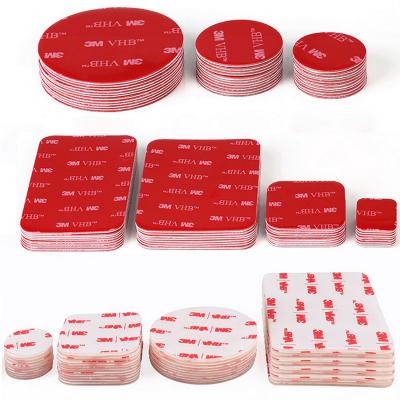 China Waterproof Various Of Shapes And Sizes 3m Die Cut Double Side Tape Sticker For Phone LCD Screen for sale