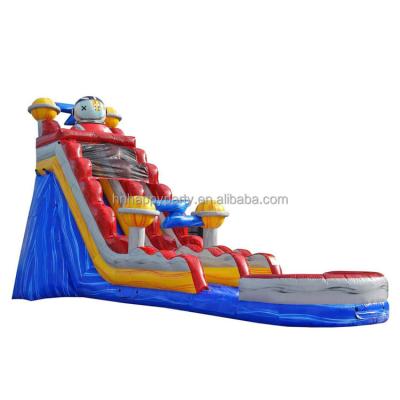 China Commercial grade rental waterslide space astronaut 19ft inflatable water slide for kids adults for sale