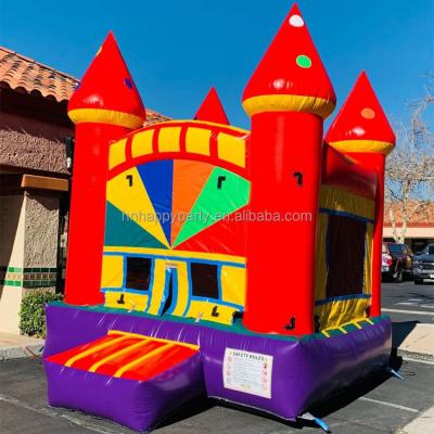 China Custom rental bounce house inflatable moonwalk banner 13x13ft bouncer for party rental for sale