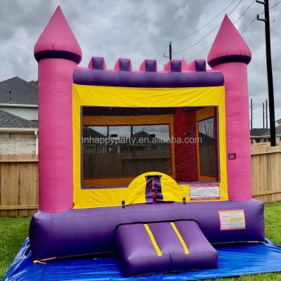 China Inflatables Rental Castle House Bounce Fun Bouncy Kids Adults Jumping Bouncer With Blower for sale